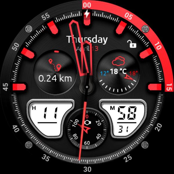 Fury Watch Face স্ক্রিনশট 1