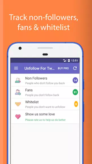 Unfollow For Twitter スクリーンショット 0