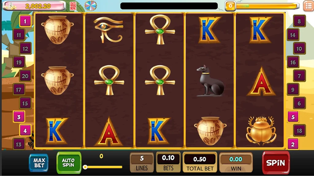 Egyptian Classic Slot Machine Captura de tela 0