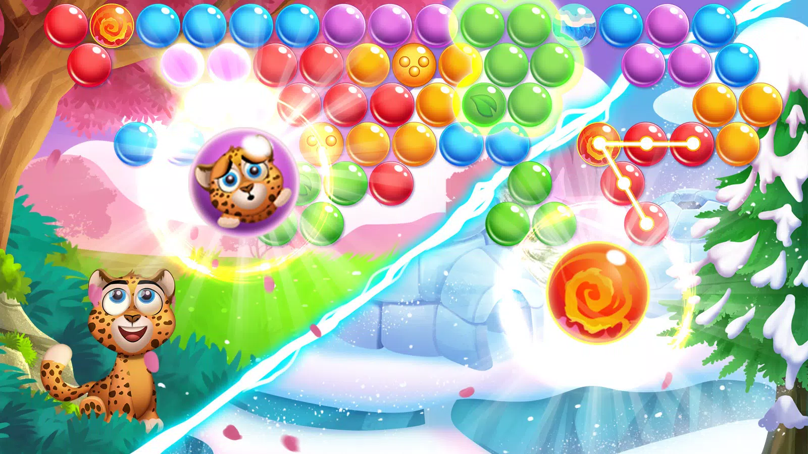 Bubble Pop: Wild Rescue Скриншот 0