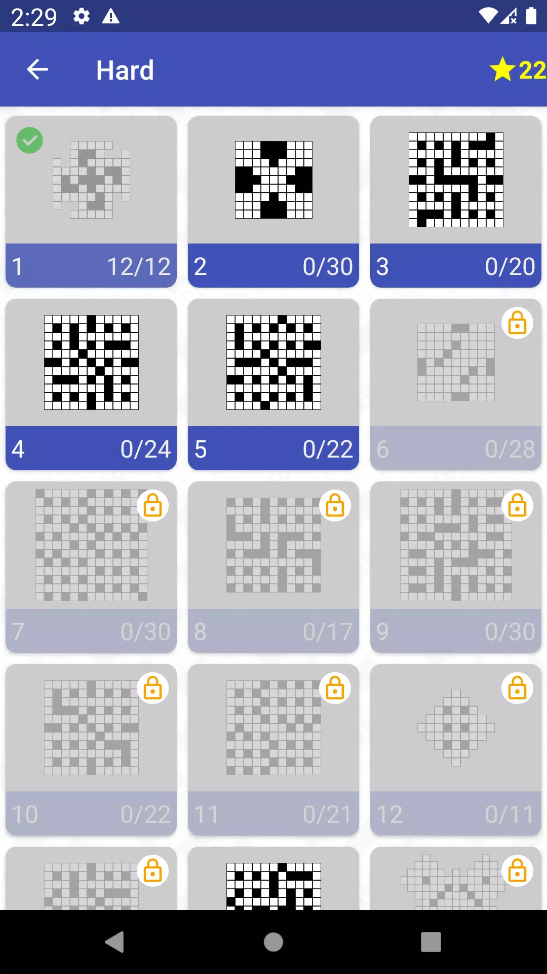 English Crossword puzzle Captura de tela 2