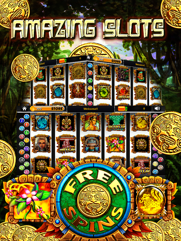 Inca Treasure Slots – Free Zrzut ekranu 1