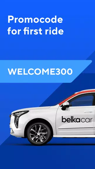 BelkaCar carsharing-car rental Ekran Görüntüsü 0