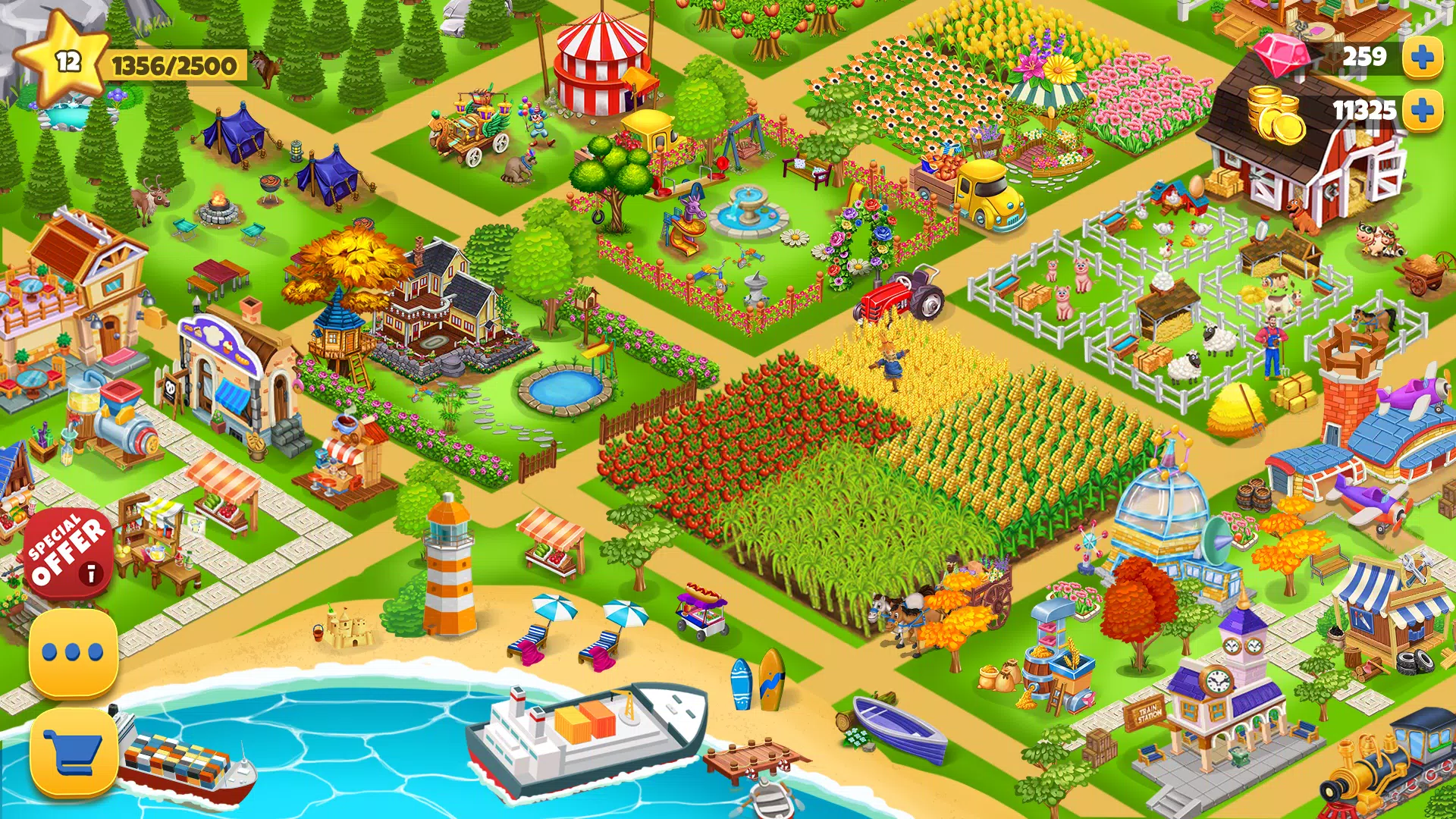 Farm Day Farming Offline Games應用截圖第0張