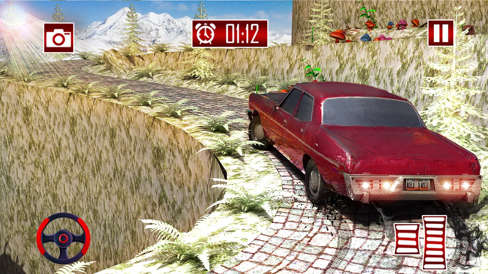 Classic Car Real Driving Games Ekran Görüntüsü 1