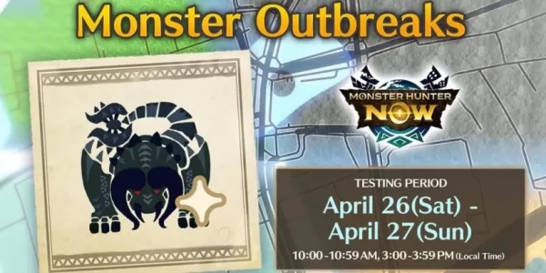 Monster Hunter Now'da başlatılan yeni canavar salgın özelliği