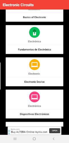 Electronics Circuits Capture d'écran 2