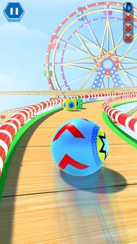 3D Sky Rolling Going Ball Game Captura de pantalla 1