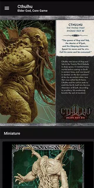 Cthulhu: Death May Die Codex+應用截圖第0張