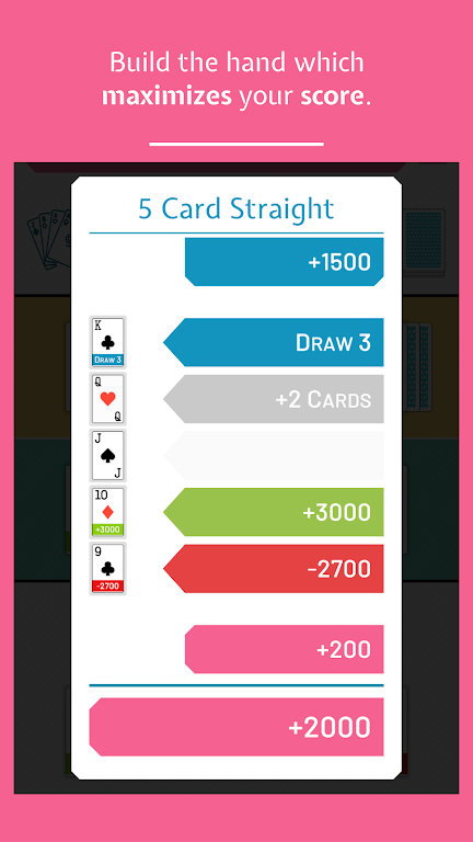 9-Draw: Poker Solitaire Puzzle Ảnh chụp màn hình 3