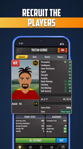 Ultimate College Football HC Ekran Görüntüsü 1