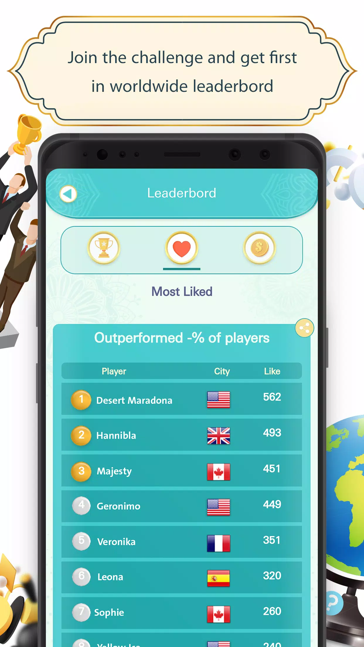 QuizUp 2 Tangkapan skrin 1