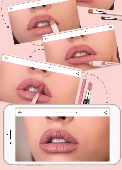 Makeup Tutorial step by step ဖန်သားပြင်ဓာတ်ပုံ 0