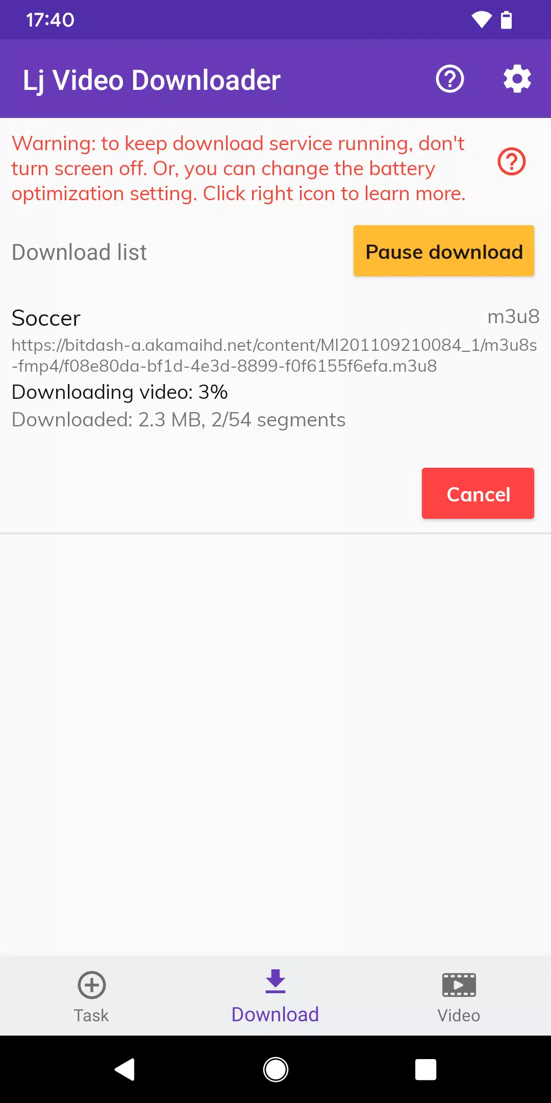 Lj Video Downloader (m3u8,mp4) Скриншот 3