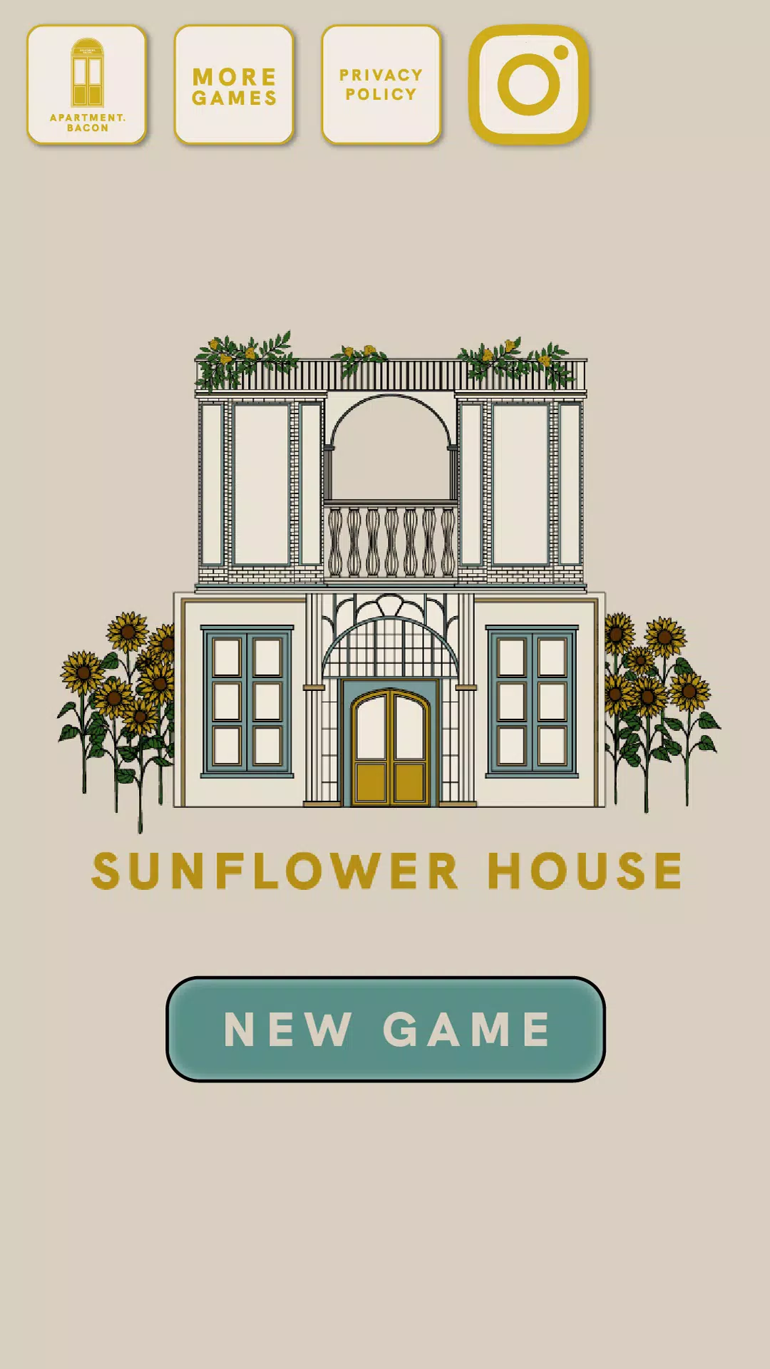 SUNFLOWER HOUSE : ROOM ESCAPE Captura de tela 0