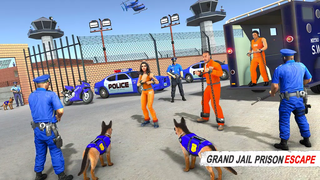 Grand Jail Prison Escape Game Captura de tela 0