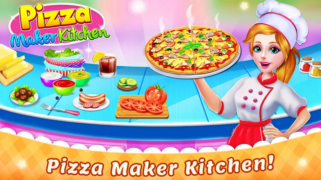 Pizza Maker Food Cooking Games Capture d'écran 2