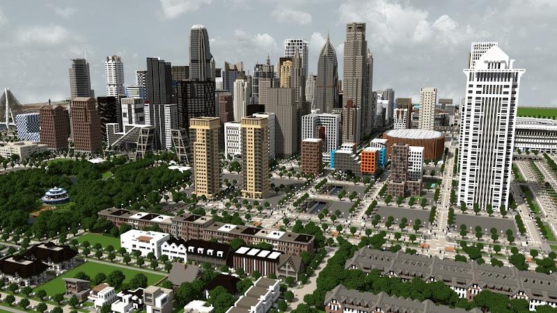 Cities maps for minecraft Schermafbeelding 0