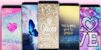 Glitter Wallpaper Schermafbeelding 1