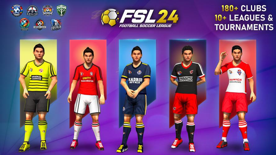 FSL 24 League : Soccer Game Ekran Görüntüsü 1