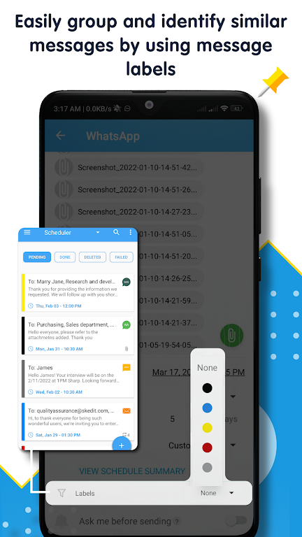 SKEDit: Programmer Messages WA Capture d'écran 2