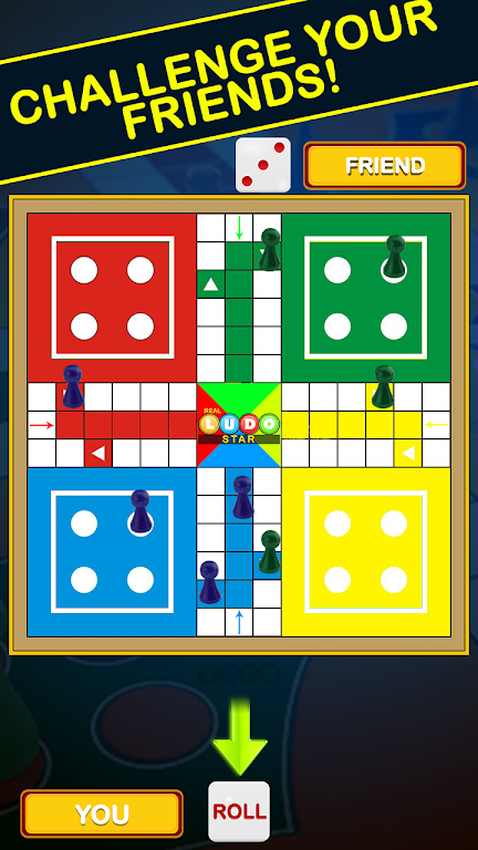 Schermata Real Ludo Star King : Board Game 2