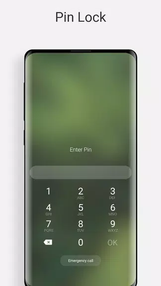 Modern Mi style Lock Screen Скриншот 2