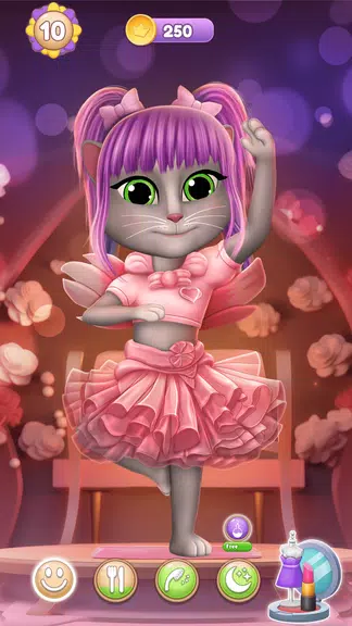 Virtual Pet Lily 2 - Cat Game Captura de tela 2