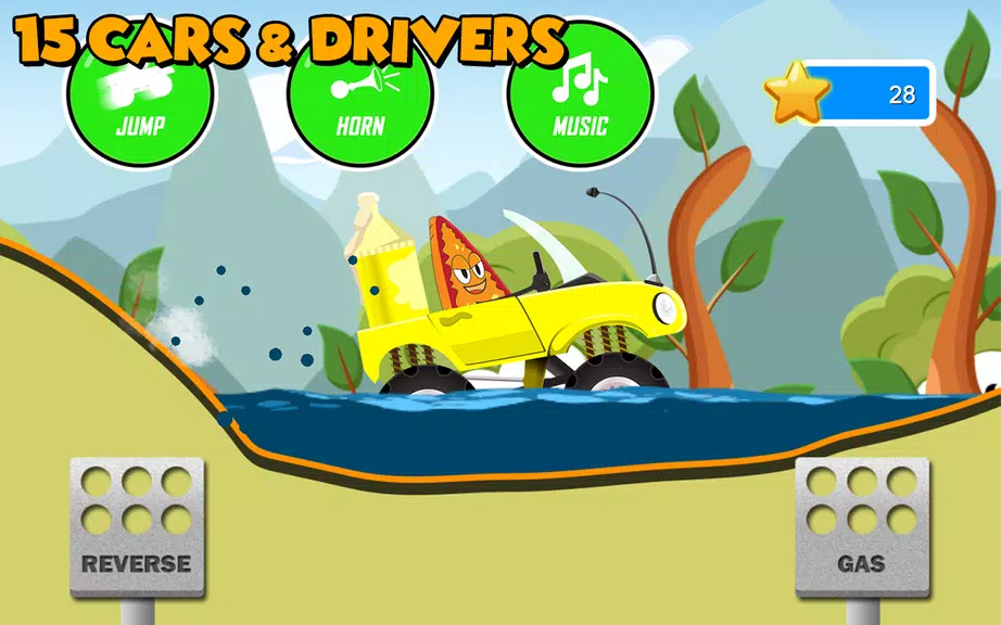 Fun Kids Car Racing Game Ekran Görüntüsü 3