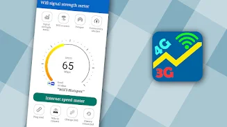 WiFi analyzer, WiFi speedmeter Screenshot 0