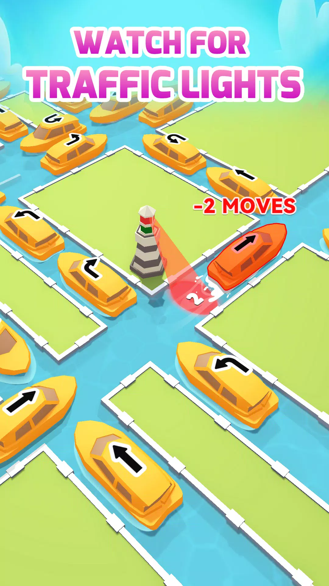 Canal Jam:Traffic Escape Zrzut ekranu 2