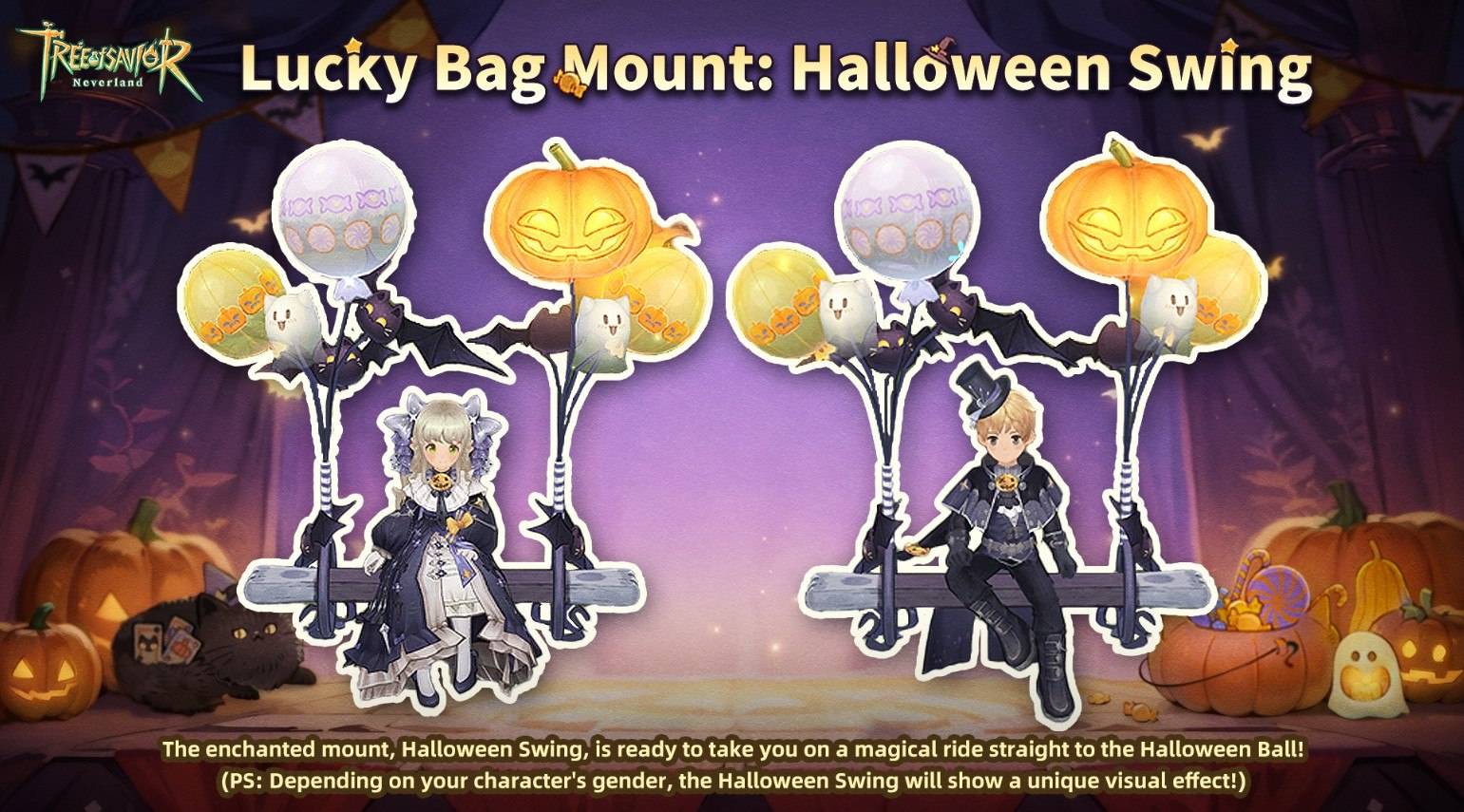 Tree of Savior: Neverland Lucky Bag Event oferuje ograniczone stroje i akcesoria na Halloween