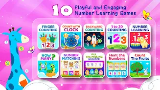 Learn Numbers 123 - Kids Games Ekran Görüntüsü 2