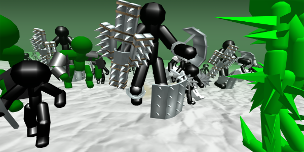 Stickman Simulator: Zombie War ဖန်သားပြင်ဓာတ်ပုံ 0