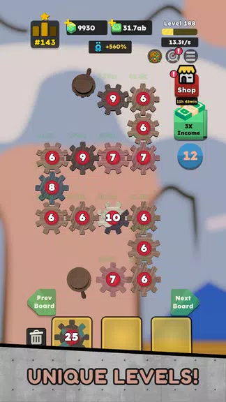 Idle Gear Factory Tycoon Ekran Görüntüsü 3