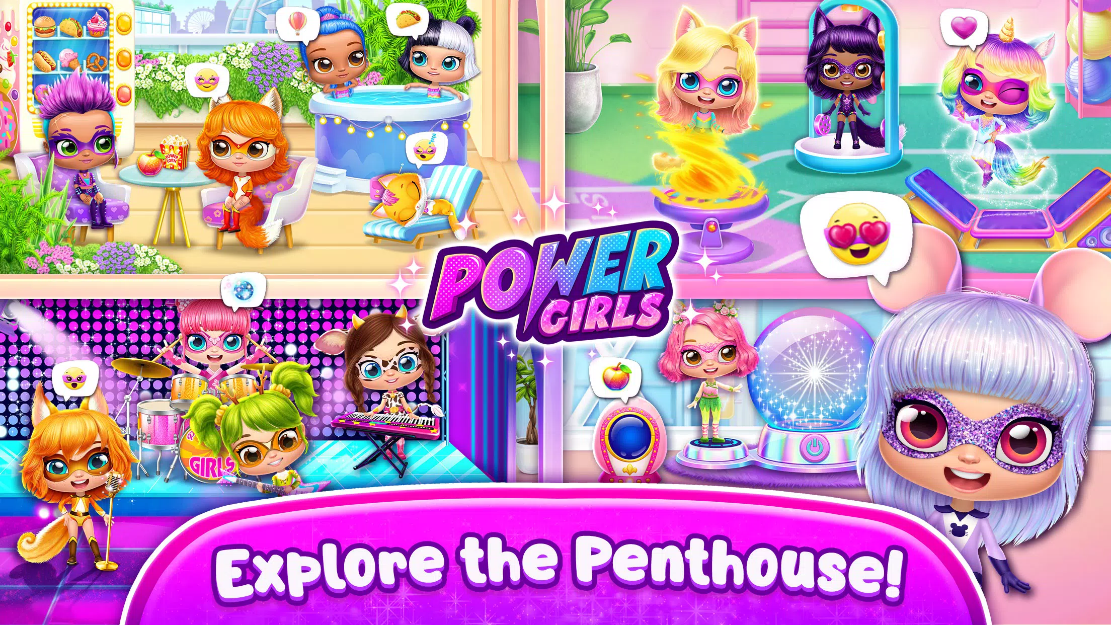 Power Girls - Fantastic Heroes Screenshot 2