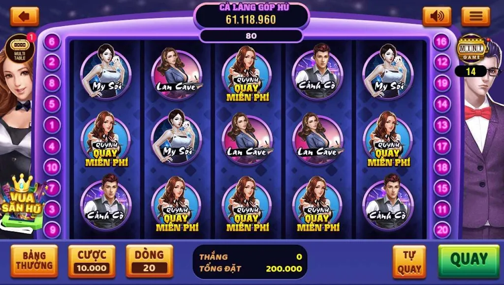 VinVip - No Hu, Xeng, Slots phat loc ภาพหน้าจอ 2