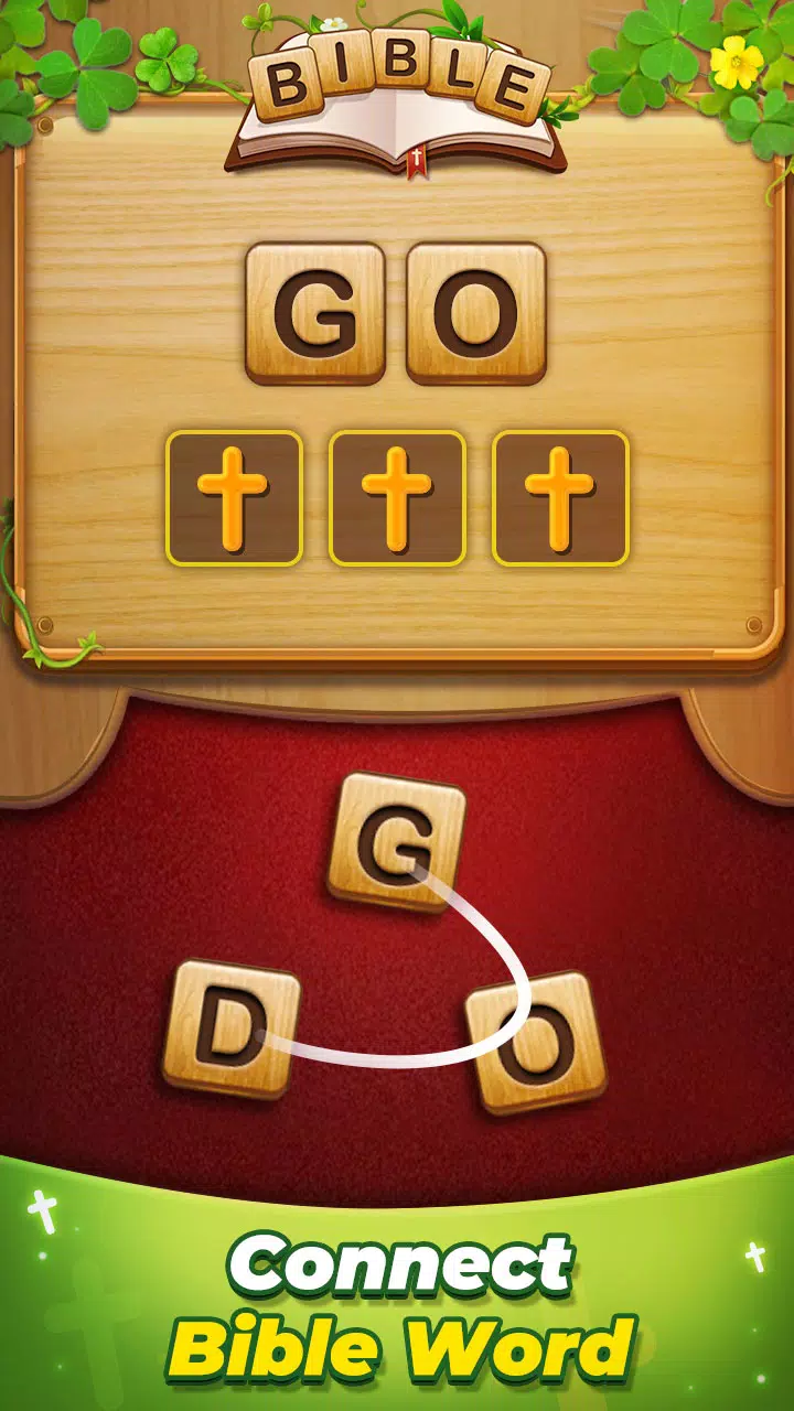 Bible Word Connect Puzzle Game Скриншот 2