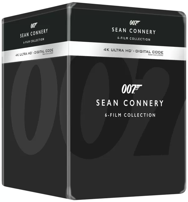 지금 선주문 : 6 Sean Connery James Bond Films의 4K 컬렉션