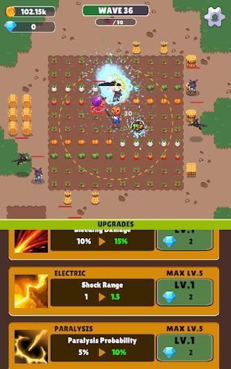 Scarecrow War : Idle Defense Screenshot 2