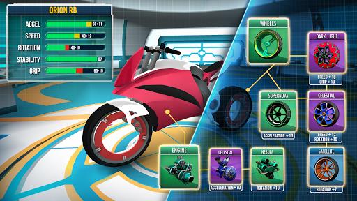 Gravity Rider: Space Bike Race Tangkapan skrin 2