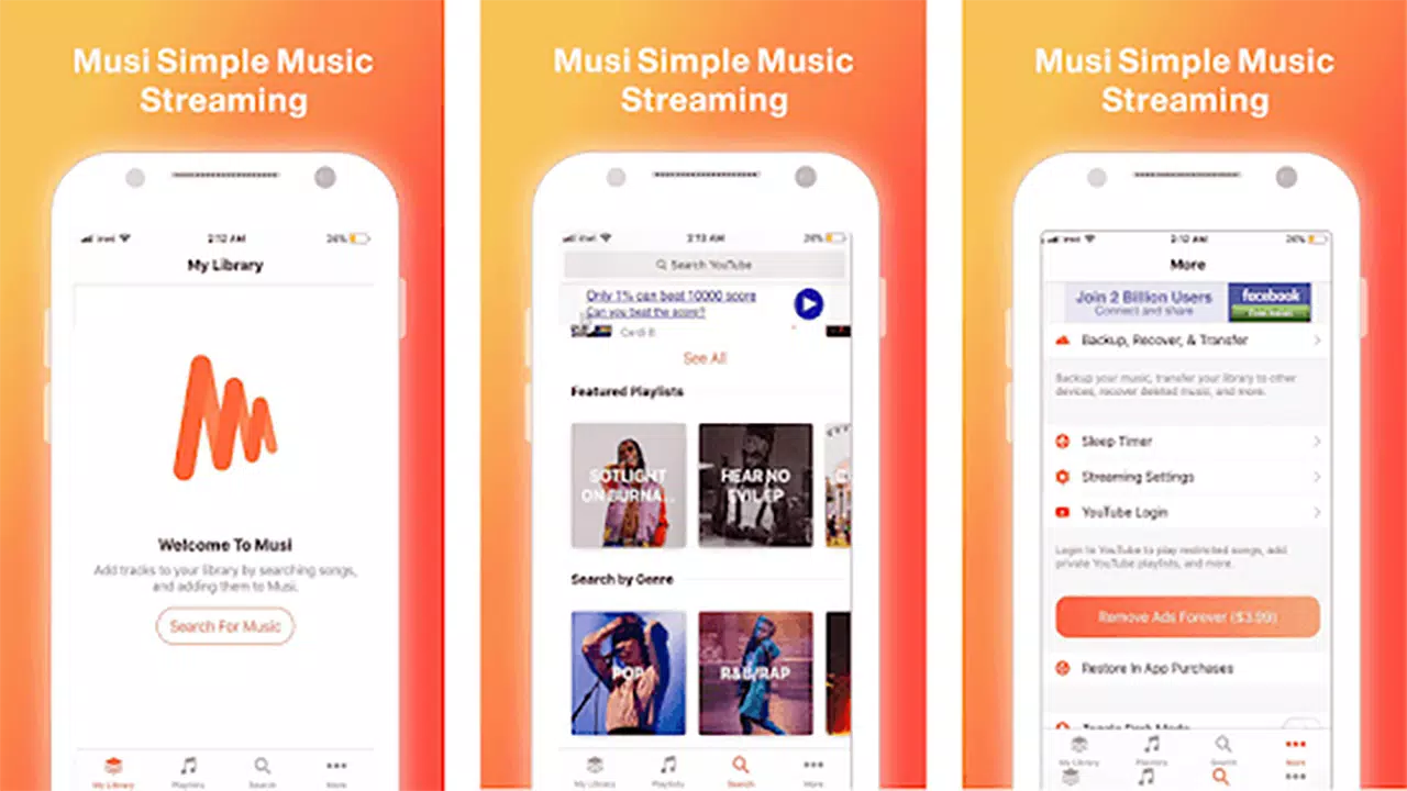 Musi : Simple Music Streaming Advice ภาพหน้าจอ 2