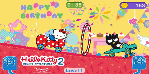 Schermata Hello Kitty games - car game 2
