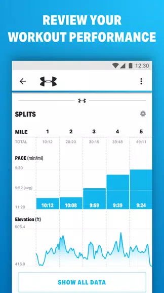Cours avec Map My Run Capture d'écran 1