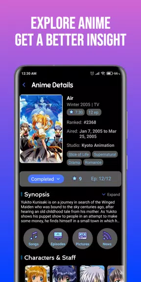 AniLista - MyAnimeList Client ภาพหน้าจอ 1