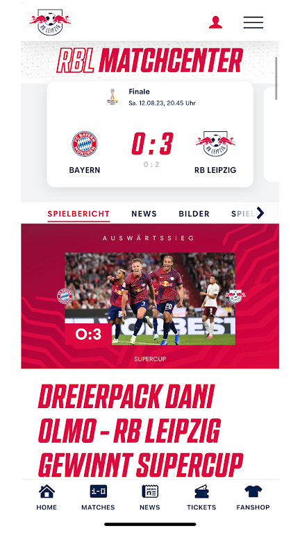 RB Leipzig Schermafbeelding 0