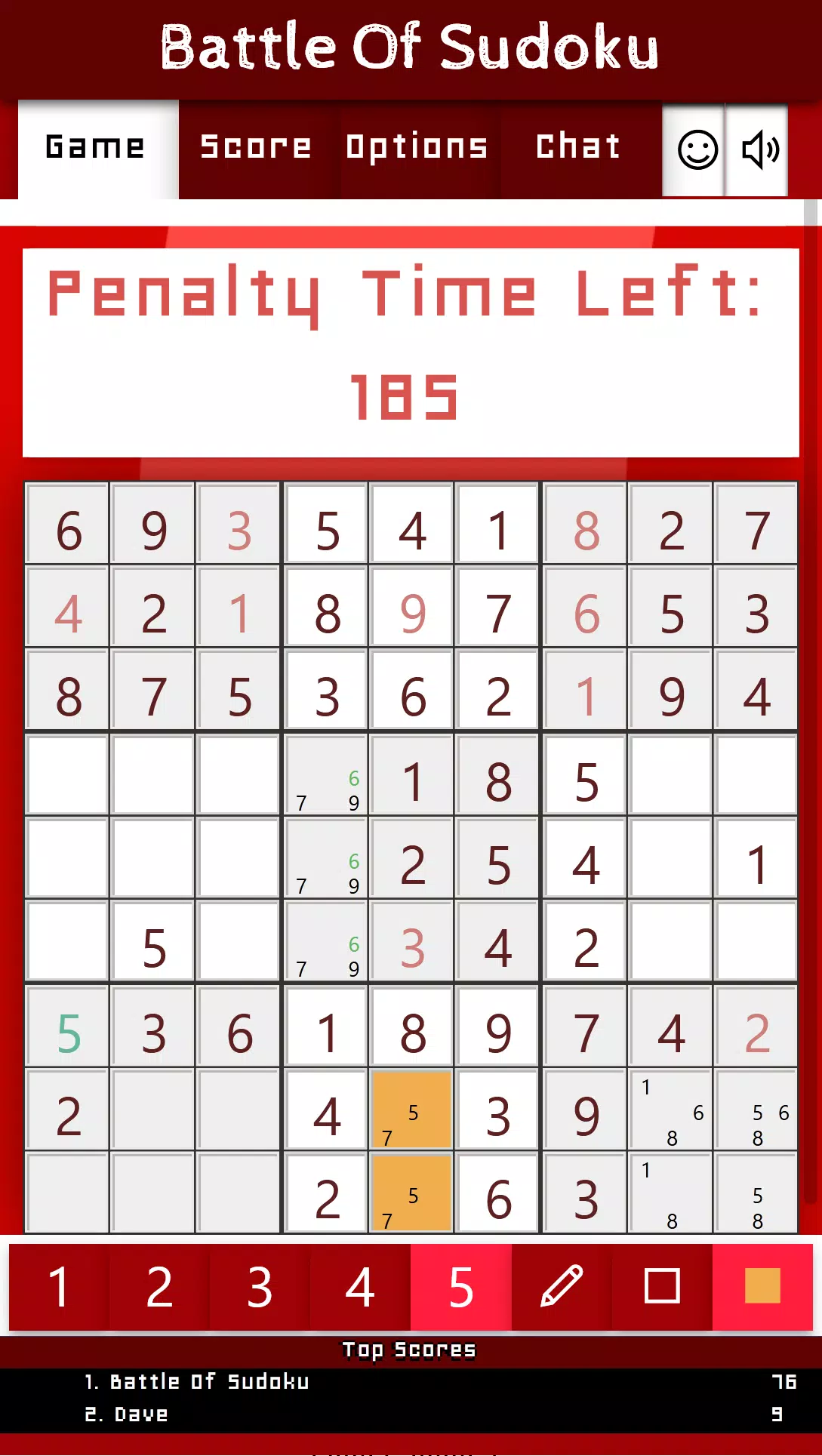 Battle Of Sudoku Screenshot 2