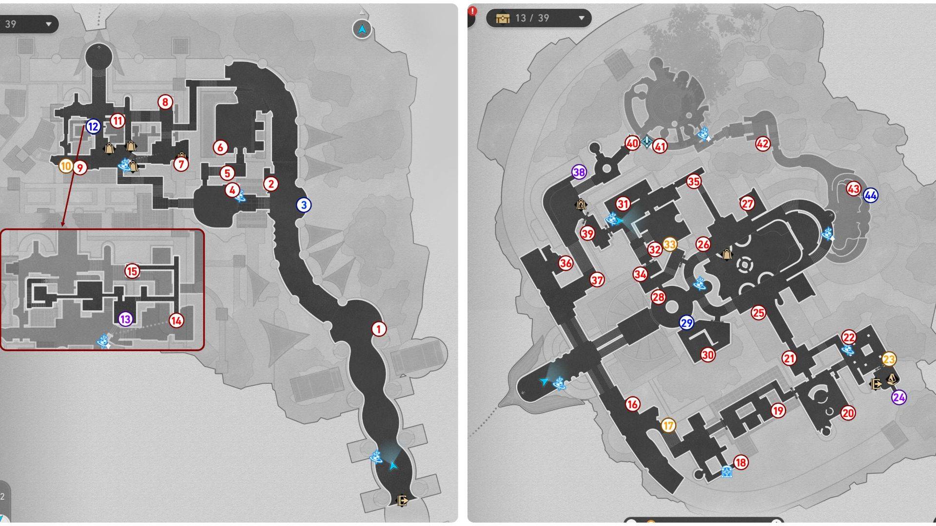 Honkai: Star Rail Okhema Treasure Map