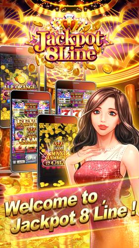 Jackpot 8 Line Slots Captura de tela 0