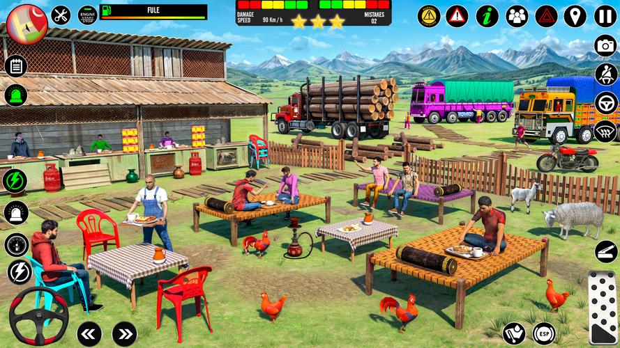 Truck Parking Simulator Games Captura de pantalla 1